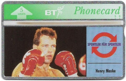 UK - BT - L&G - BTO-033 - Sports Series #4, Henry Maske - 324H - 1993, 5U, 5.000ex, Mint - BT Buitenlandse Uitgaven
