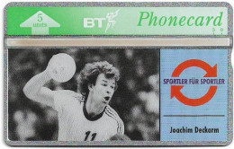 UK - BT - L&G - BTO-034 - Sports Series #5, Joachim Deckarm - 324H - 1993, 5U, 5.000ex, Mint - BT Overseas Issues