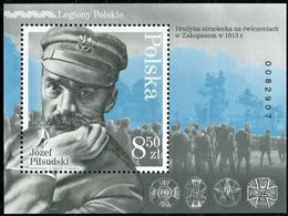 POLAND 2014 Michel Block 230 Polish Legions Jozef Pilsudski, Polish Army, Rifle Team Zakopane, Military **MNH - Nuovi