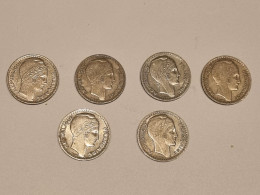 10 Frs TURIN 1945/47 Grosse Tête SUP  6 Pieces - 10 Francs