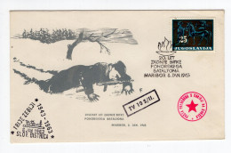 1963. YUGOSLAVIA,SLOVENIA,SLOV. BISTRICA,8 JANUARY 1943. POHORJE PARTIZAN LAST BATTLES,SPECIAL COVER AND CANCELLATION - Storia Postale