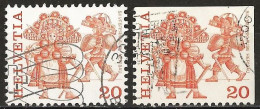 Switzerland 1977 - Mi 1102A / Eor - YT 1035/35c ( Regional Festival : New Year's Eve, Herisau ) - Varietà