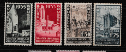 BELGICA  1934  *  MN  YVERT   386\89   ESCANEADOS  PORDETRAS - 1931-1934 Mütze (Képi)