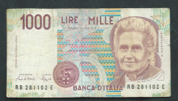 Billet  ITALIE 1000 LIRE 1990  - RB281102E - Laura 13012 - 1000 Liras