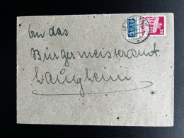 GERMANY 1950 LETTER LEUTKIRCH 27-04-1950 DUITSLAND DEUTSCHLAND - Cartas & Documentos