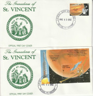 Grenadines Of Saint Vincent - FDC - "ISY'92" Année Internationale De L'espace - - América Del Sur