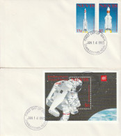 NEVIS - FDC - "ISY'92" Année Internationale De L'espace - - Zuid-Amerika
