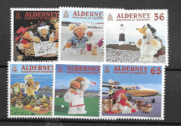 2000 MNH Alderney MI 151-56 Postfris** - Alderney