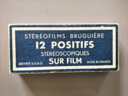 Stéréofilms Bruguière 12 Positifs Stéréoscopiques Sur Film Ile D'Aix - Supplies And Equipment