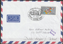 BRD Flugpost /Erstflug Canadair RJ  LH 5260 Hamburg - Dublin 2.4.1994 Ankunftstempel 2.4.94 (FP 300 ) - First Flight Covers