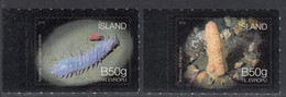 2018 Iceland Marine Life Complete Set Of 2 MNH @ BELOW FACE VALUE - Nuevos