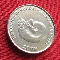 East Timor 1 Centavo 2003 KM# 1 UNC Lt 1406 *VT Timor Leste - Timor