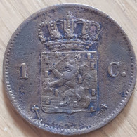 NEDERLAND :  1 CENT 1876 KM 100 Alm.XF - 1849-1890 : Willem III