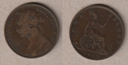 01753) Grossbritannien, 1 Penny 1889, Victoria - Otros & Sin Clasificación