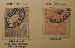 Brasilien - 2 Marken Von 1891 Und 1893 Gem. Scan - Usados