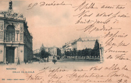 Madrid - Calle De Alcala - Ed. Hauser Y Menet - Carte Dos Simple N° 888 De 1901 - Madrid