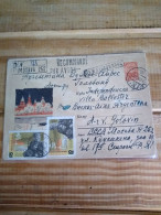 Ussr 1966 Reg Post Stationery To Argentina.yv 3013*2.film.soldiers Song.cinema.e7 Reg Post Conmems 1 Or 2 Pieces. - Covers & Documents