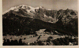 LES CONTAMINES - MONTJOIE (Haute-Savoie)  Altitude 1164 M Le Dome De Miage Et L'Aiguille De La Bérangère - Bonneville