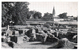 19882 SARNATH Excavated Remains  General View   ( 2 Scans) - Inde