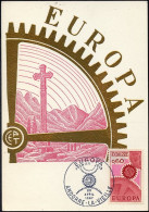 Europa CEPT 1967 Andorre Français - Andorra CM Y&T N°180 - Michel N°MK200 - 60c EUROPA - 1967