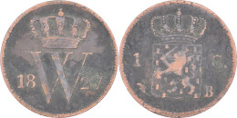 Pays-Bas - 1827 - 1 Cent - Guillaume Ier - Bruxelles - KM#46 - 16-026 - 1815-1840: Willem I.