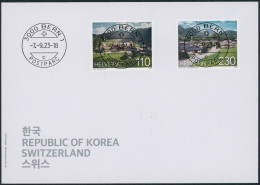 Suisse - 2023 - Schweiz · Korea - Ersttagsbrief FDC ET - Ersttag Voll Stempel - Storia Postale