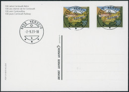 Suisse - 2023 - Centovalli Bahn - Bildpostkarte - Combo FDC ET - Ersttag Voll Stempel - Briefe U. Dokumente