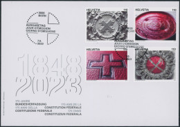 Suisse - 2023 - Bundesverfassung - Ersttagsbrief FDC ET - Briefe U. Dokumente