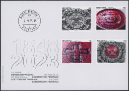 Suisse - 2023 - Bundesverfassung - Ersttagsbrief FDC ET - Ersttag Voll Stempel - Covers & Documents