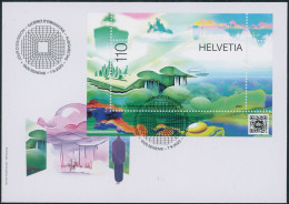 Suisse - 2023 - Metascape - Block - Ersttagsbrief FDC ET - Lettres & Documents