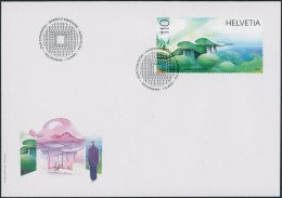 Suisse - 2023 - Metascape - Blockausschnitt - Ersttagsbrief FDC ET - Briefe U. Dokumente