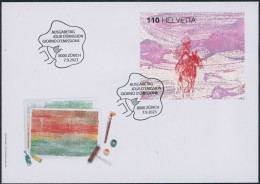 Suisse - 2023 - VFO - Blockausschnitt - Ersttagsbrief FDC ET - Briefe U. Dokumente