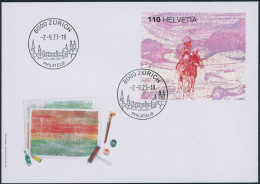 Suisse - 2023 - VFO - Blockausschnitt - Ersttagsbrief FDC ET - Briefe U. Dokumente