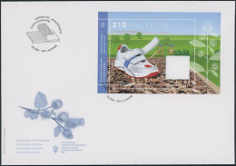 Suisse - 2023 - Klettverschluss - Block - Ersttagsbrief FDC ET - Briefe U. Dokumente