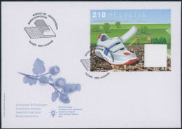 Suisse - 2023 - Klettverschluss - Blockausschnitt - Ersttagsbrief FDC ET - Covers & Documents