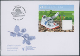 Suisse - 2023 - Klettverschluss - Blockausschnitt - Ersttagsbrief FDC ET - Ersttag Voll Stempel - Storia Postale