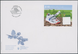 Suisse - 2023 - Klettverschluss - Blockausschnitt - Ersttagsbrief FDC ET - Ersttag Voll Stempel - Storia Postale