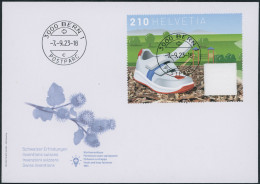 Suisse - 2023 - Klettverschluss - Blockausschnitt - Ersttagsbrief FDC ET - Ersttag Voll Stempel - Covers & Documents