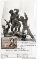 1959  CARTOLINA 150  ANNIVERSARIO NASCITA DI A. LINCOLN - Covers & Documents