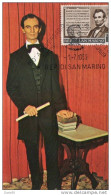 1959  CARTOLINA 150  ANNIVERSARIO NASCITA DI A. LINCOLN - Cartas & Documentos