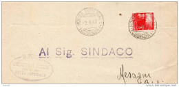 1947 LETTERA CON ANNULLO ROCCA IMPERIALE COSENZA - Mandatsgebühr