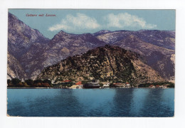 1927. KINGDOM OF SHS,MONTENEGRO,KOTOR,POSTCARD,USED TO BELGRADE - Yougoslavie