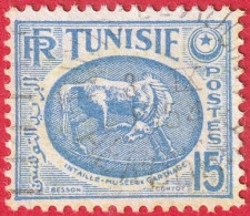 N° Yvert&Tellier 344A - Colonie Fse - Tunisie (1950-1953) - Intaille Du Musée De Carthage (Oblitéré) (1) - Oblitérés