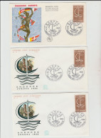 1966 N. 3 BUSTE EUROPA CEPT PREMIER JOUR D'EMISSION FIRST DAY COVER ERSTTAGSBRIEF 1°GIORNO EMIS. ANDORRE - 1966