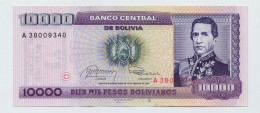 BOLIVIA - 1c ON 10000 PESOS BOLIVIANOS P-195 - 1987 UNC - Bolivie