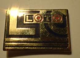 PIN'S - LOTO Grille - FDJ La Française Des Jeux - Jeux