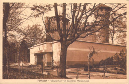 24199 "TORINO-AQUARIUM E CASTELLO MEDIOEVALE-ESPOSIZIONE TORINO1928"-VERA FOTO-CART. NON SPED. - Mostre, Esposizioni