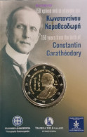 2 Euro Gedenkmünze 2023 Nr. 27 - Griechenland / Greece - Constantin Carathéodory BU Coincard - Griechenland