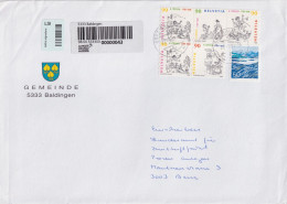 LSI Brief  "Gemeinde Baldingen" - BAZL Bern        2001 - Storia Postale