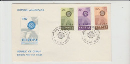 1967 N.1 BUSTA EUROPA CEPT PREMIER JOUR D'EMISSION FIRST DAY COVER ERSTTAGSBRIEF 1°GIORNO EMISSIONE CYPRUS - 1967